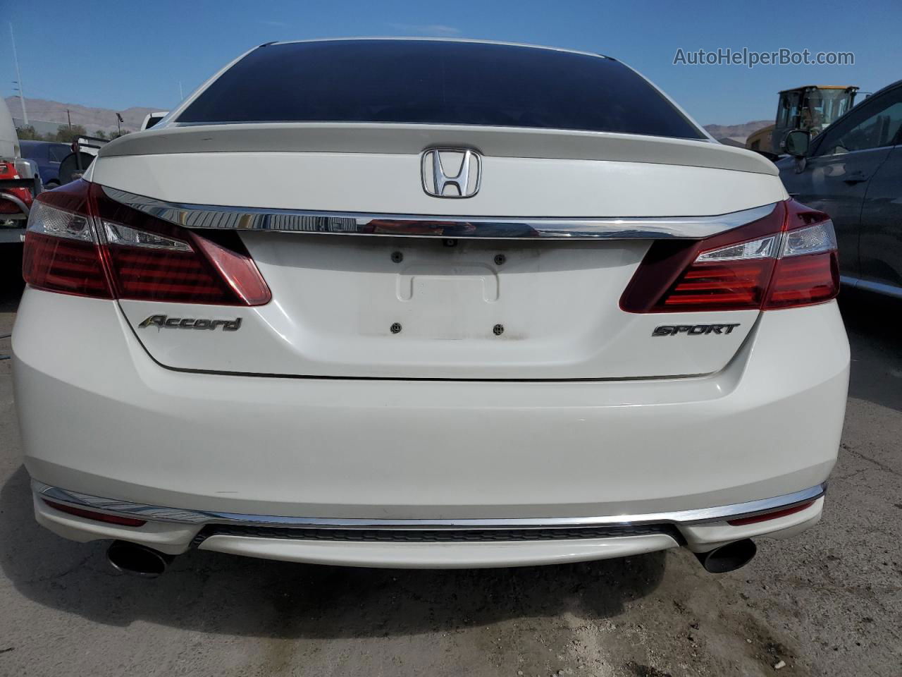 2017 Honda Accord Sport Белый vin: 1HGCR2F51HA097427