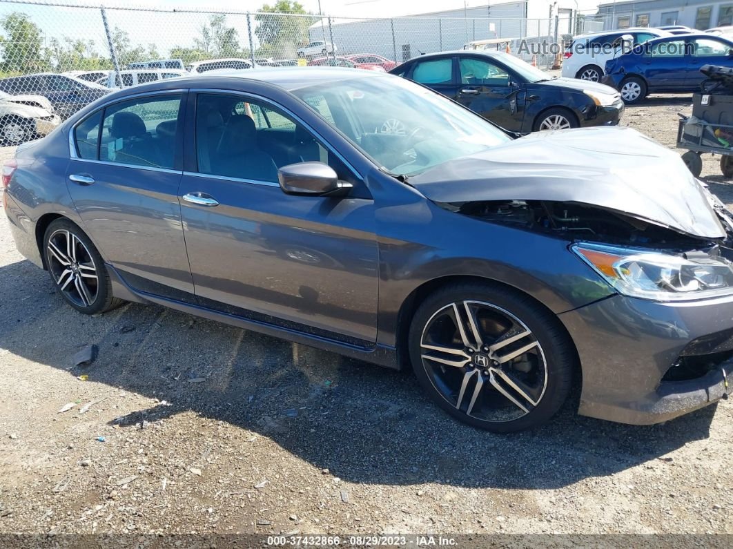 2017 Honda Accord Sport Gray vin: 1HGCR2F51HA106661