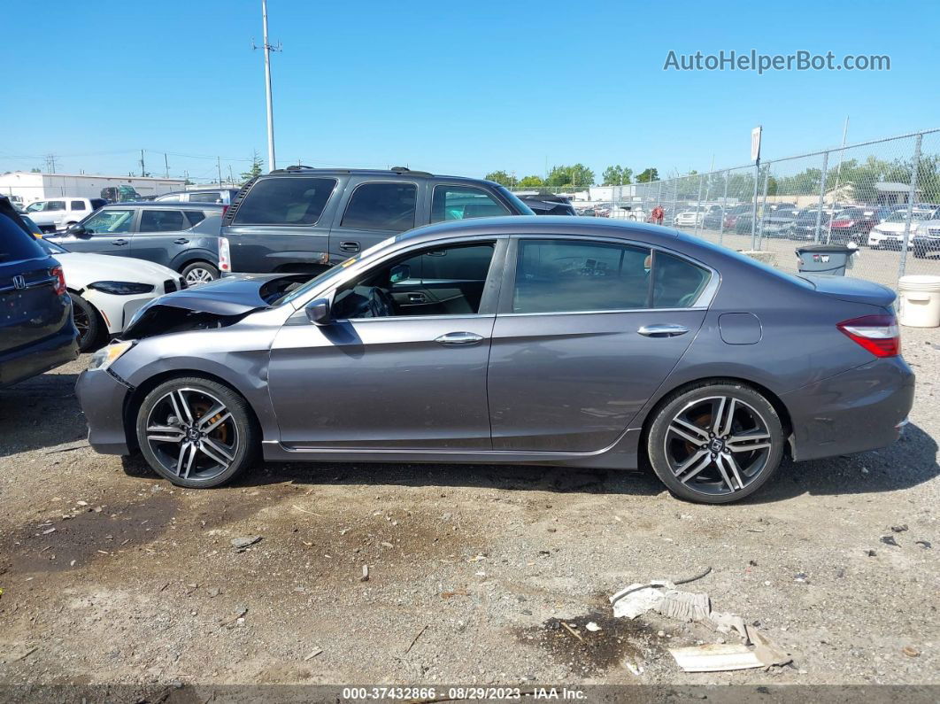 2017 Honda Accord Sport Gray vin: 1HGCR2F51HA106661