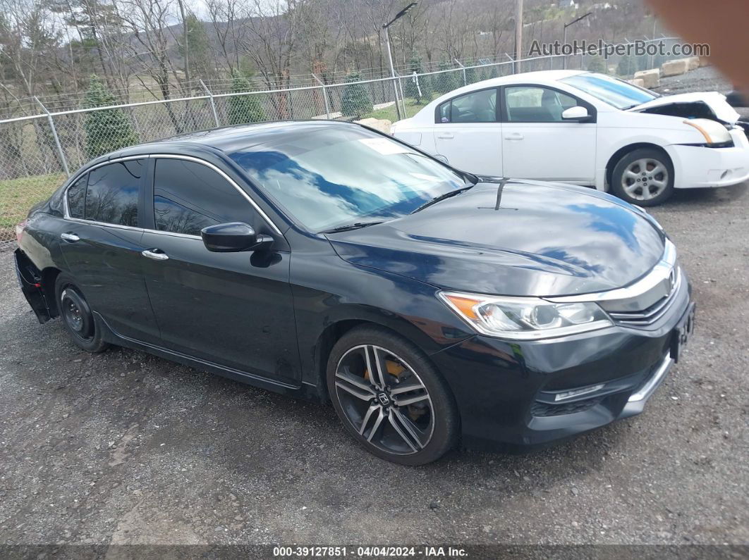 2017 Honda Accord Sport Black vin: 1HGCR2F51HA127672