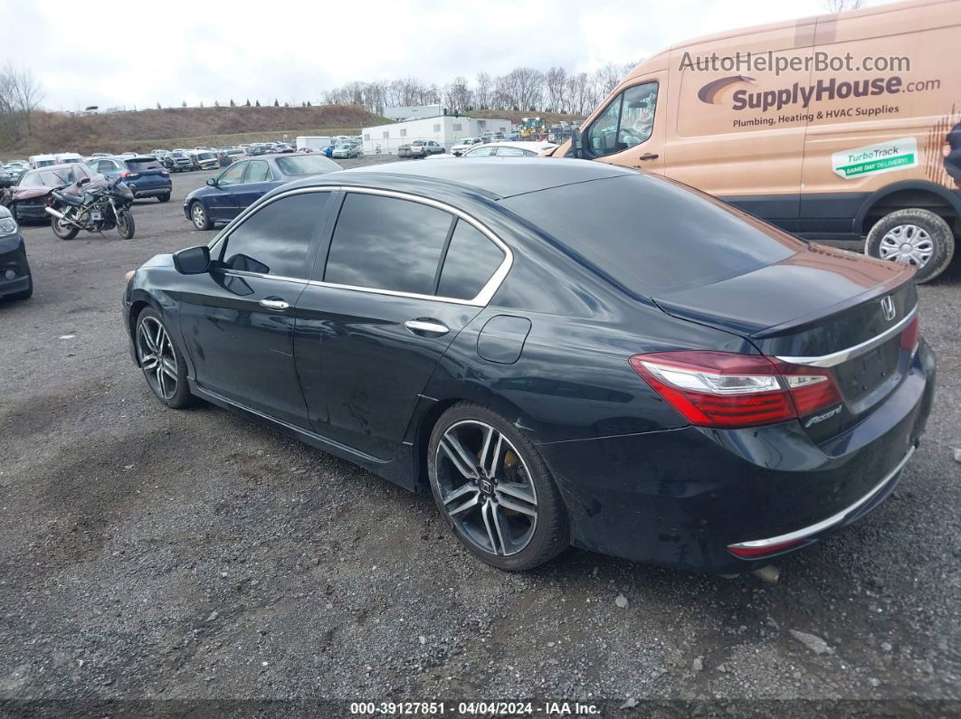 2017 Honda Accord Sport Black vin: 1HGCR2F51HA127672