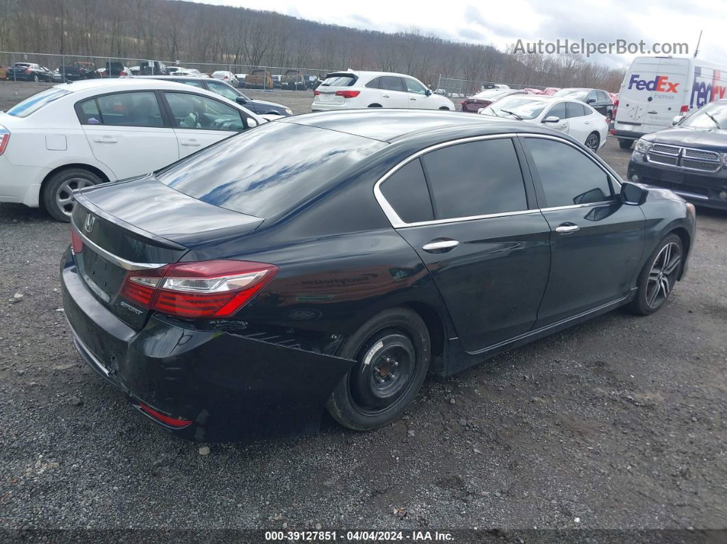 2017 Honda Accord Sport Black vin: 1HGCR2F51HA127672