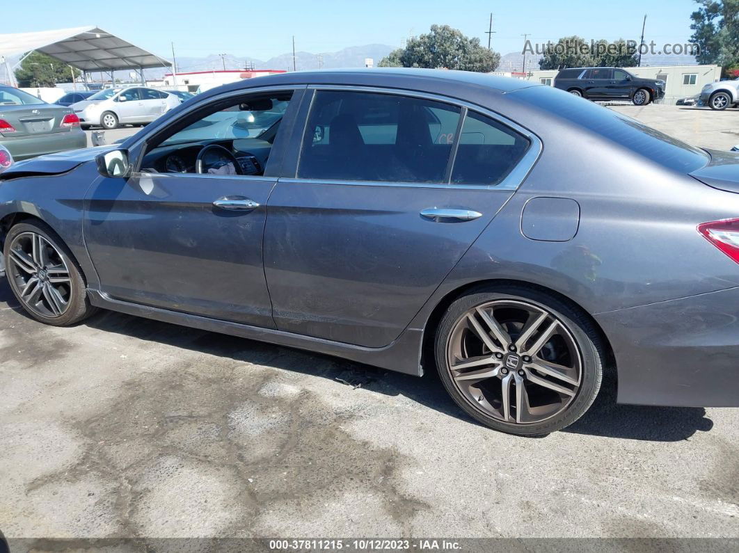 2017 Honda Accord Sedan Sport Gray vin: 1HGCR2F51HA130183