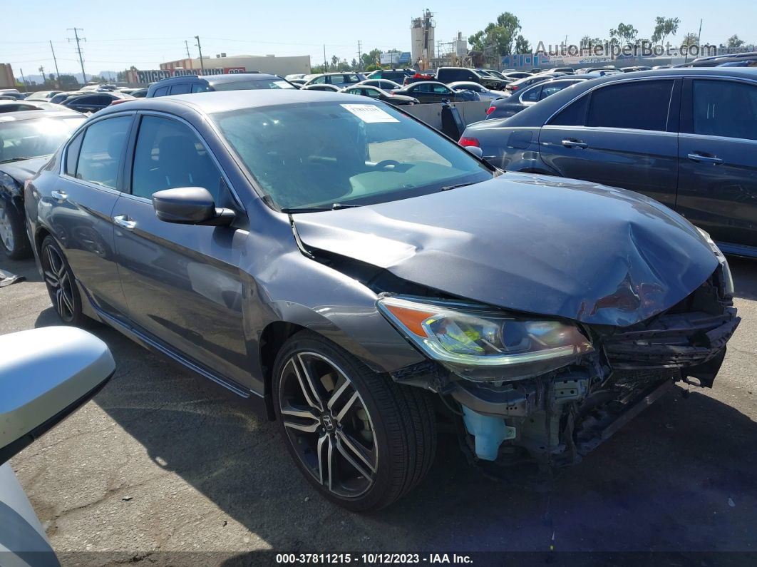 2017 Honda Accord Sedan Sport Gray vin: 1HGCR2F51HA130183