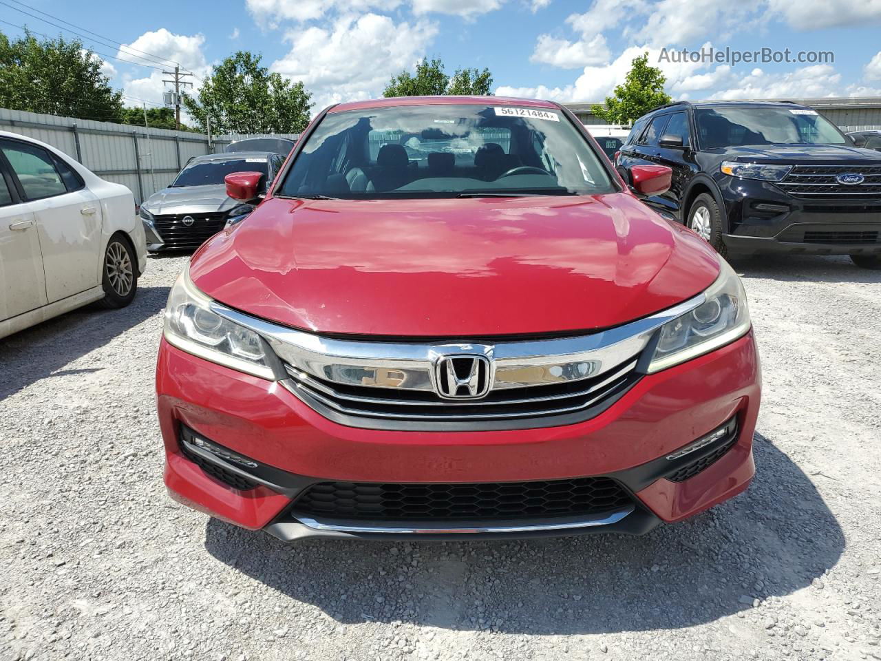 2017 Honda Accord Sport Red vin: 1HGCR2F51HA158582