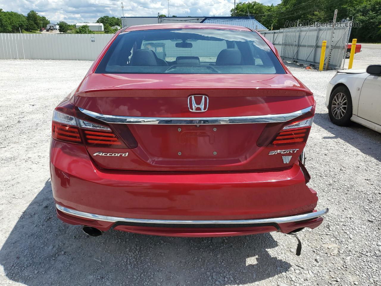 2017 Honda Accord Sport Red vin: 1HGCR2F51HA158582