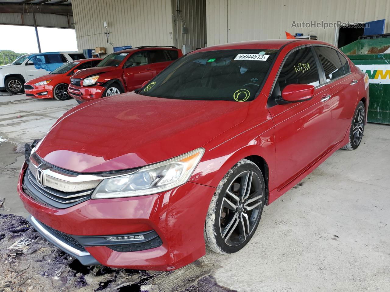 2017 Honda Accord Sport Red vin: 1HGCR2F51HA163166