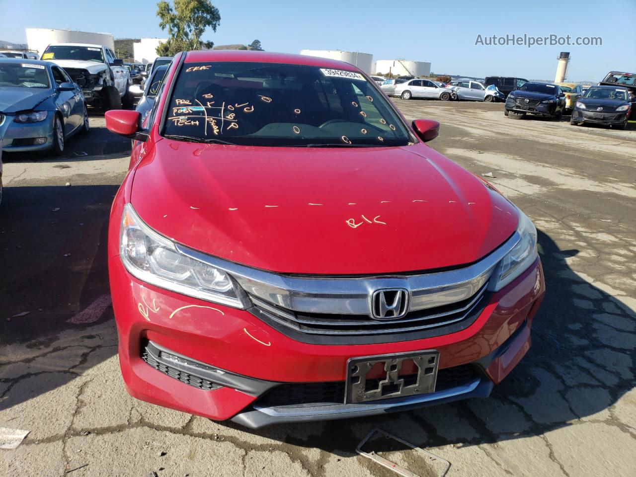 2017 Honda Accord Sport Red vin: 1HGCR2F51HA202063