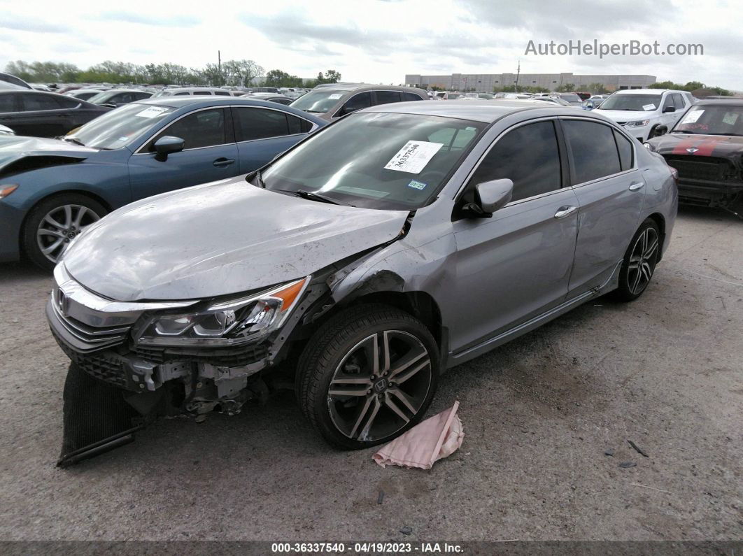 2017 Honda Accord Sedan Sport Silver vin: 1HGCR2F51HA264918