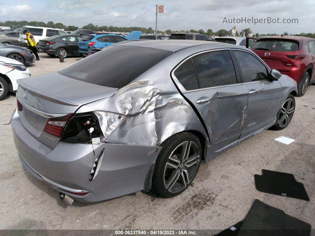 2017 Honda Accord Sedan Sport Silver vin: 1HGCR2F51HA264918