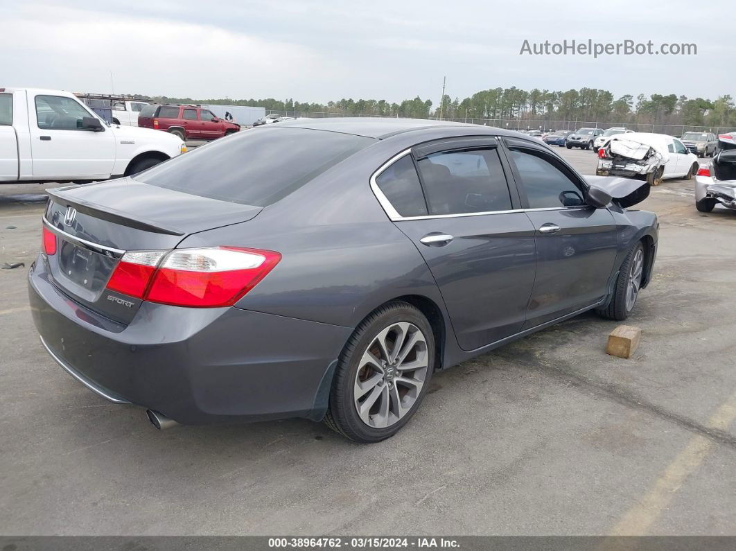 2014 Honda Accord Sport Gray vin: 1HGCR2F52EA183065