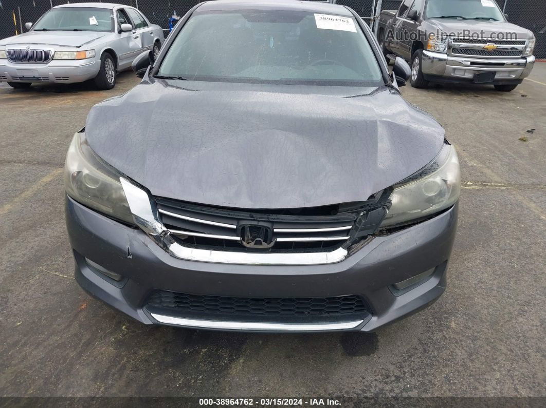 2014 Honda Accord Sport Gray vin: 1HGCR2F52EA183065