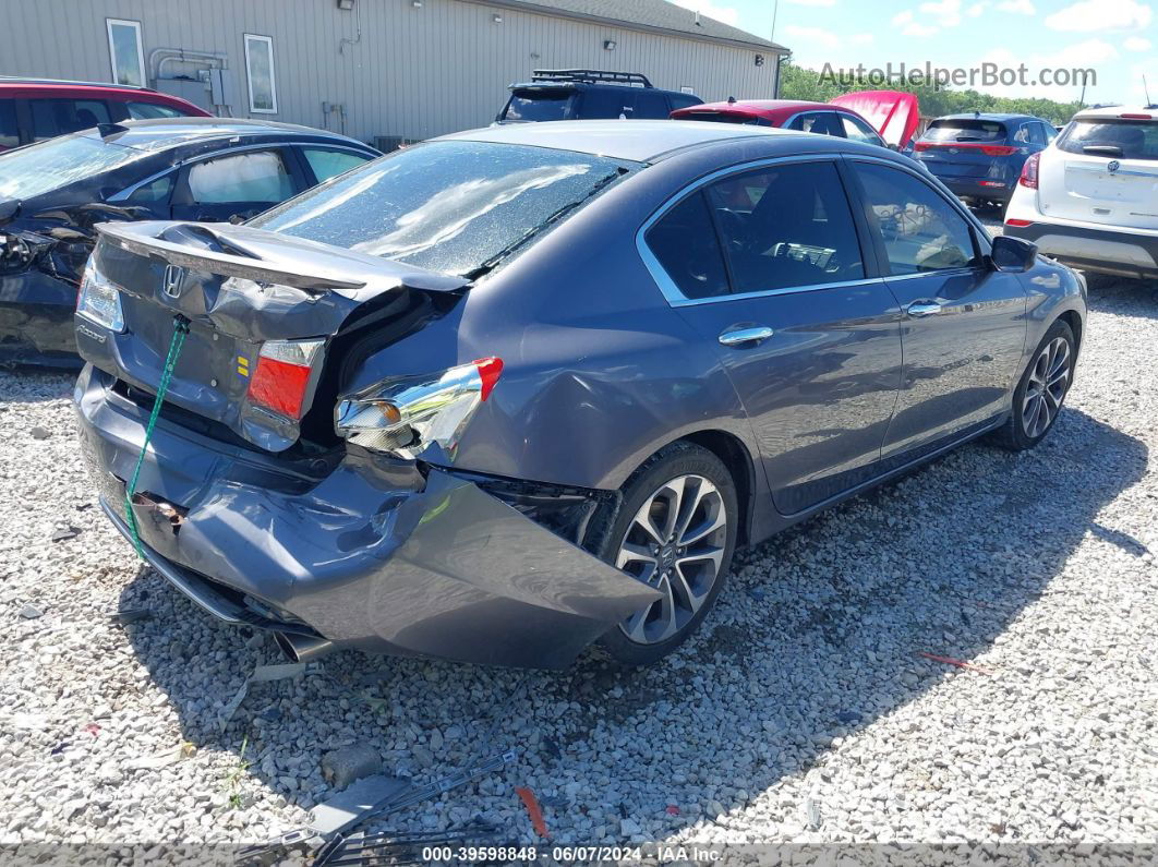 2014 Honda Accord Sport Gray vin: 1HGCR2F52EA232300