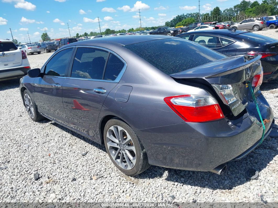 2014 Honda Accord Sport Gray vin: 1HGCR2F52EA232300