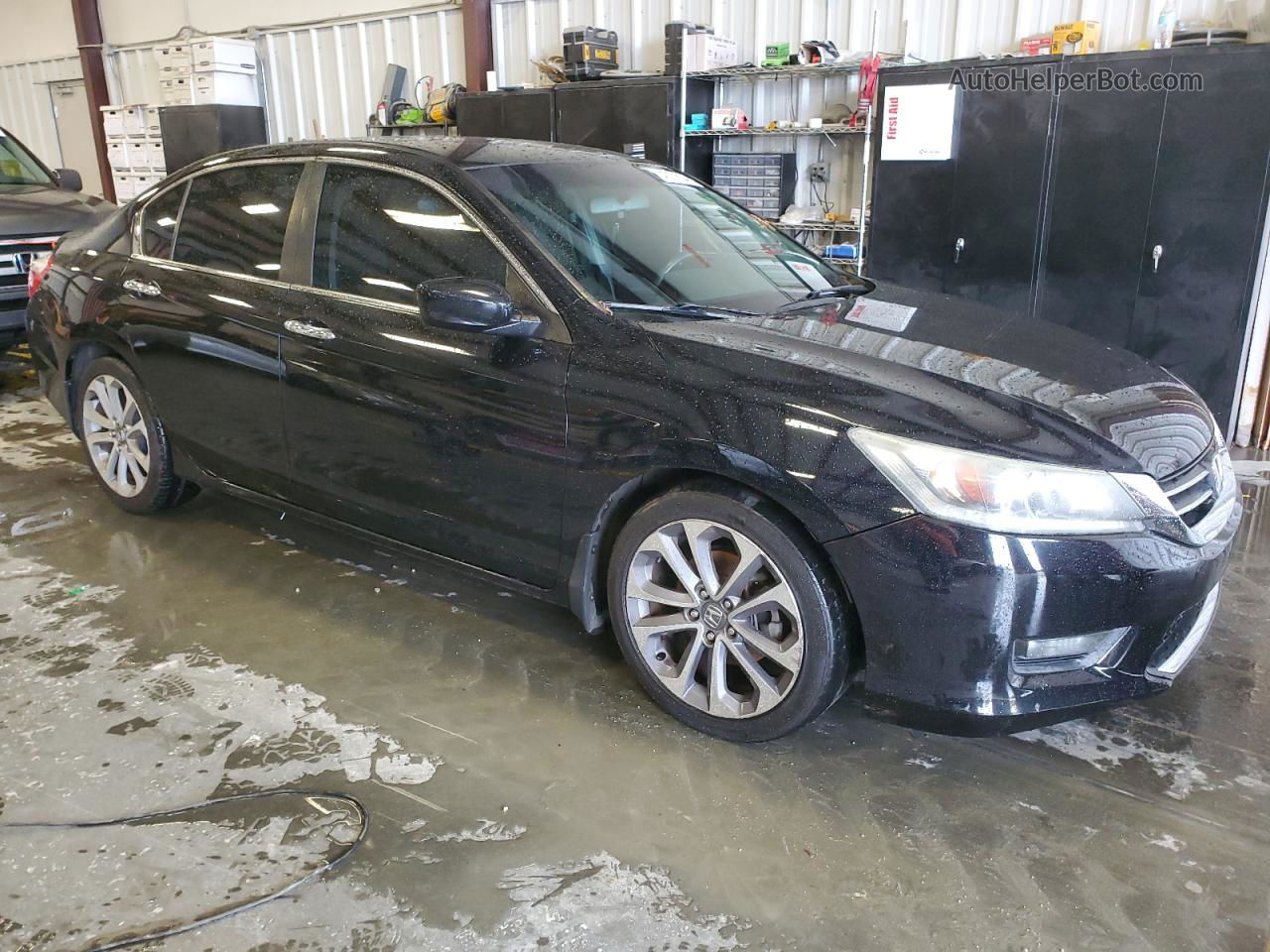 2014 Honda Accord Sport Black vin: 1HGCR2F52EA232782