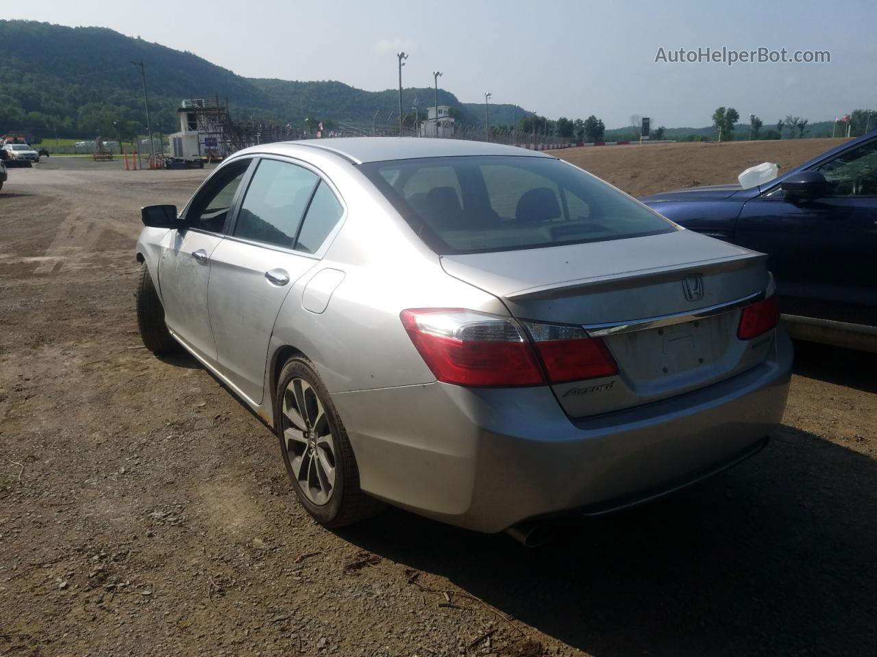 2014 Honda Accord Sport Silver vin: 1HGCR2F52EA275003