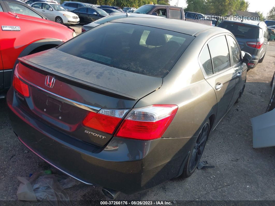 2015 Honda Accord Sport Gray vin: 1HGCR2F52FA052767