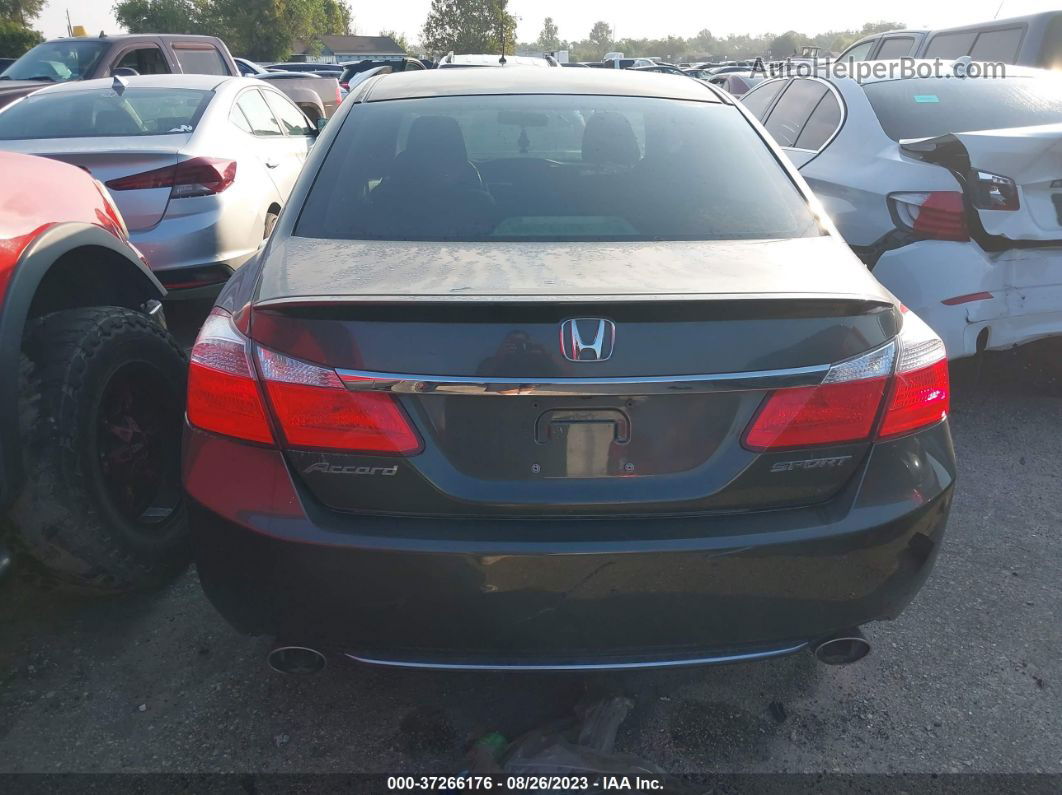 2015 Honda Accord Sport Gray vin: 1HGCR2F52FA052767