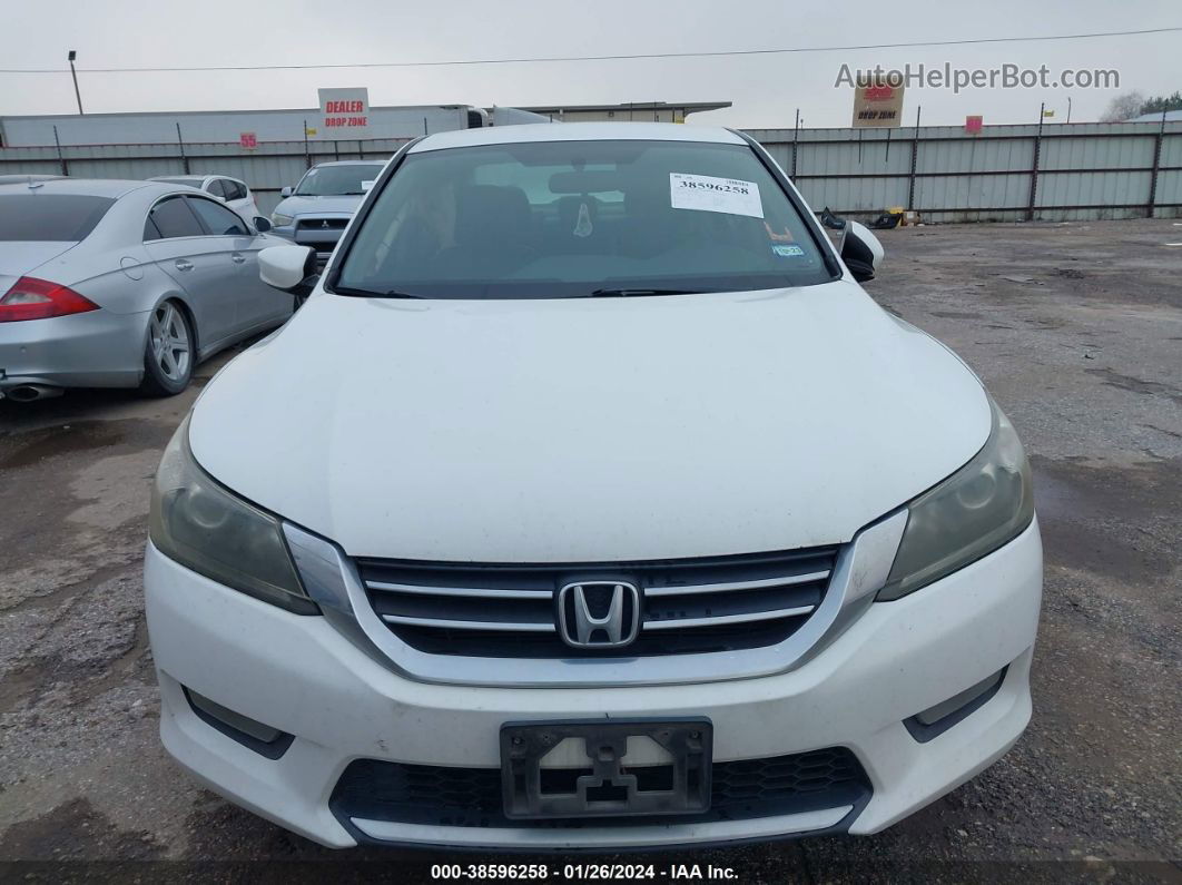 2015 Honda Accord Sport Белый vin: 1HGCR2F52FA157227