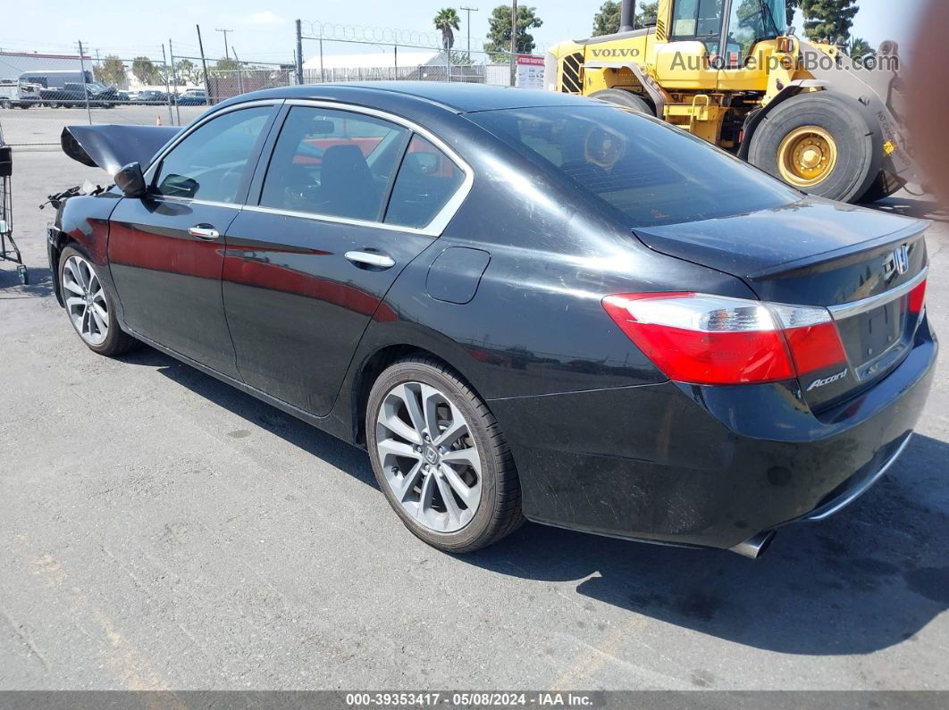 2015 Honda Accord Sport Black vin: 1HGCR2F52FA273981