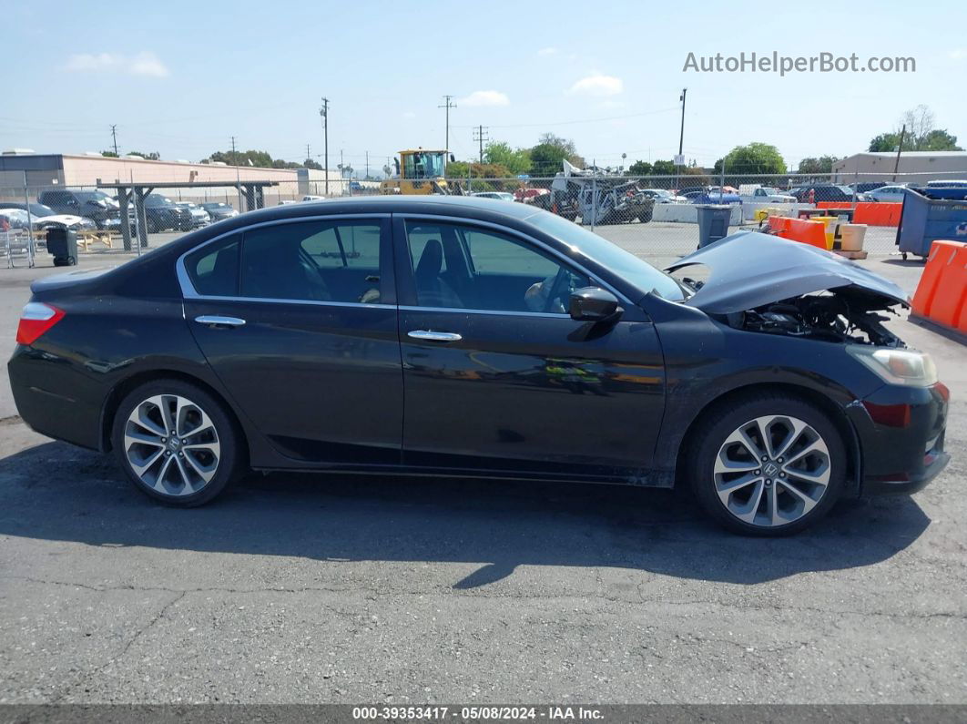 2015 Honda Accord Sport Black vin: 1HGCR2F52FA273981