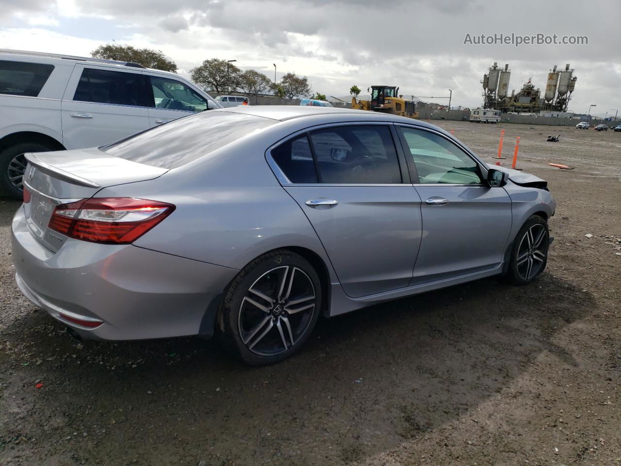 2016 Honda Accord Sport Silver vin: 1HGCR2F52GA167175