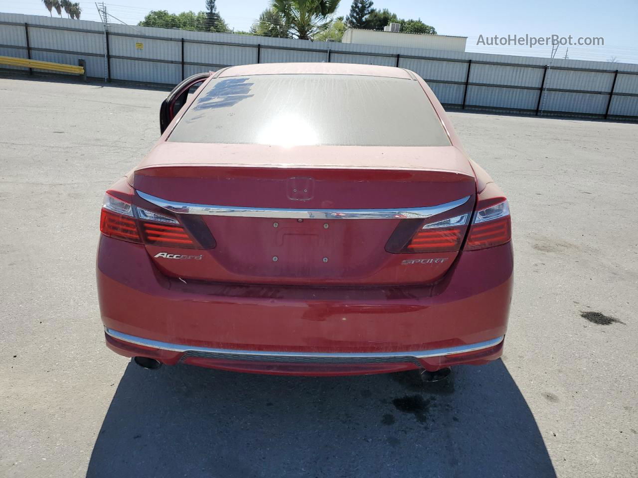 2016 Honda Accord Sport Red vin: 1HGCR2F52GA246667