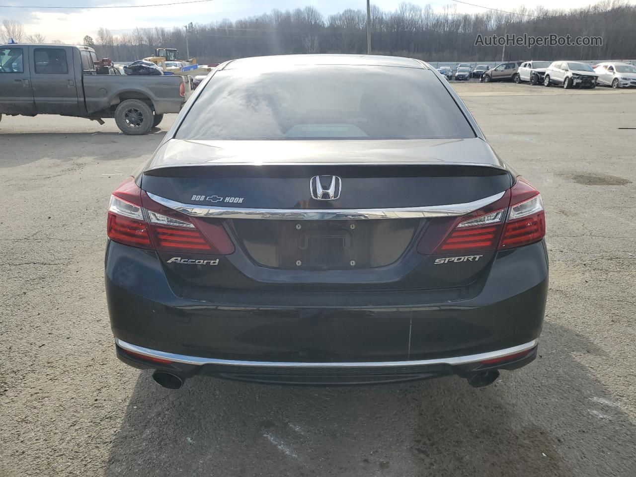 2017 Honda Accord Sport Black vin: 1HGCR2F52HA032666