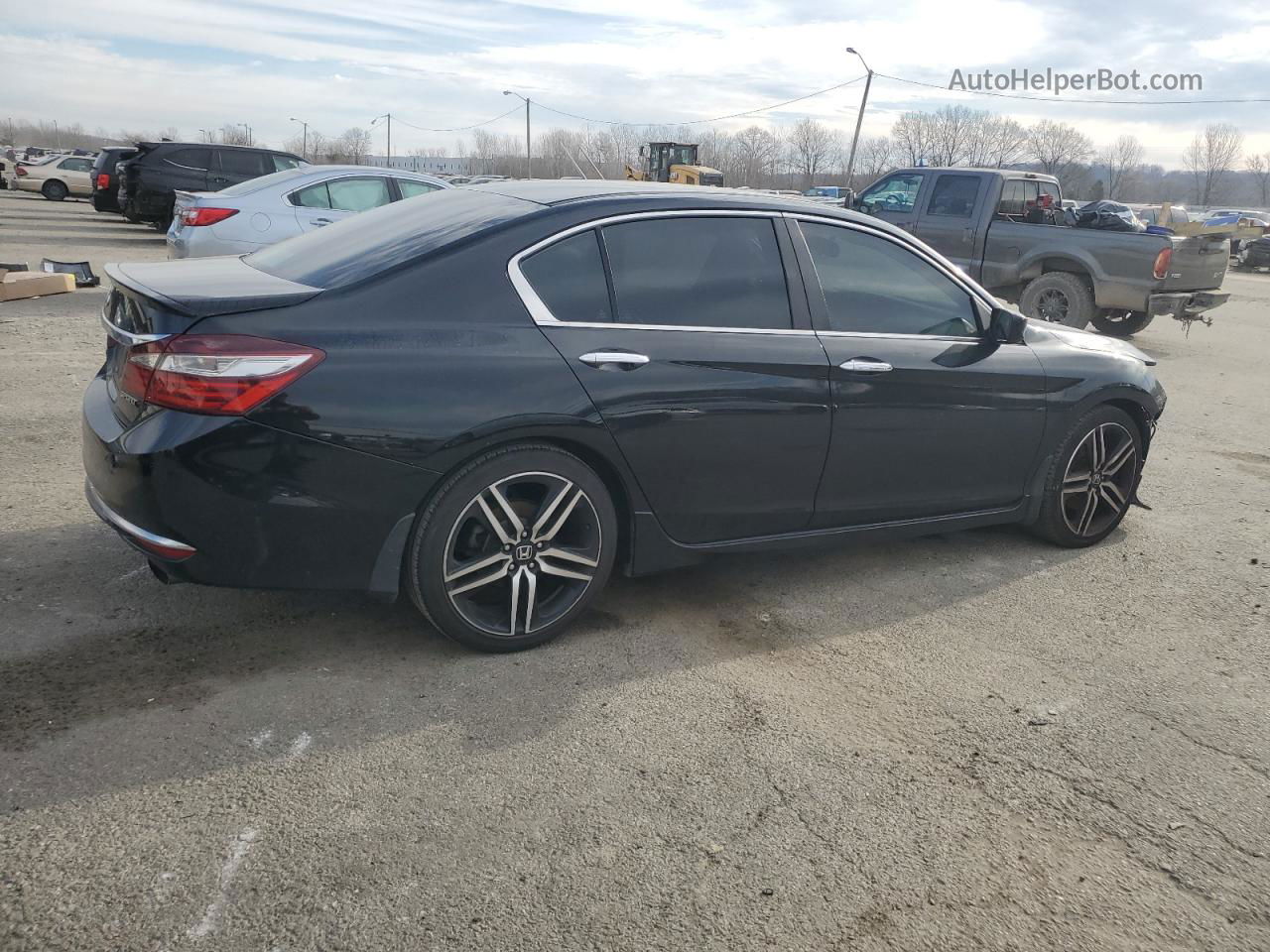 2017 Honda Accord Sport Black vin: 1HGCR2F52HA032666