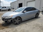 2017 Honda Accord Sport Silver vin: 1HGCR2F52HA046650