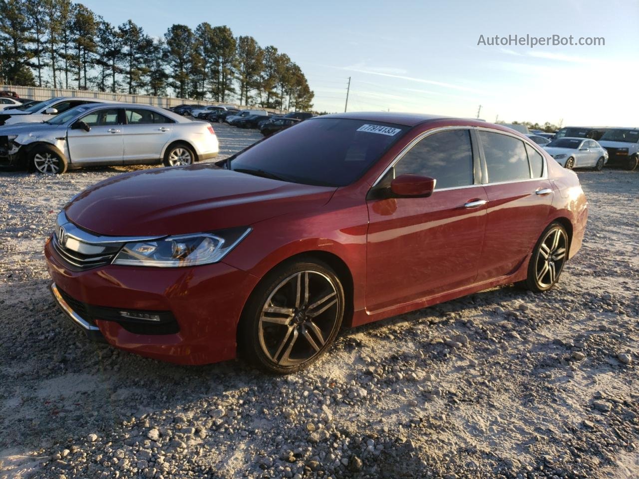 2017 Honda Accord Sport Red vin: 1HGCR2F52HA047880