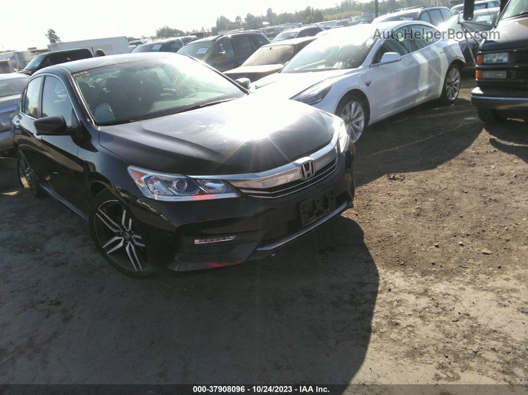 2017 Honda Accord Sport Black vin: 1HGCR2F52HA097162