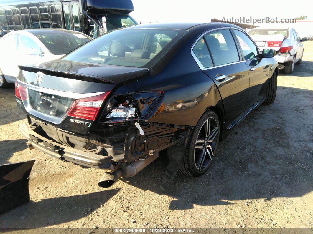 2017 Honda Accord Sport Black vin: 1HGCR2F52HA097162