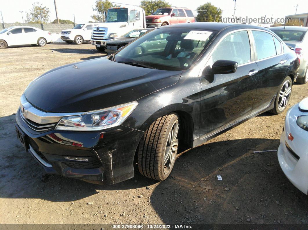 2017 Honda Accord Sport Black vin: 1HGCR2F52HA097162