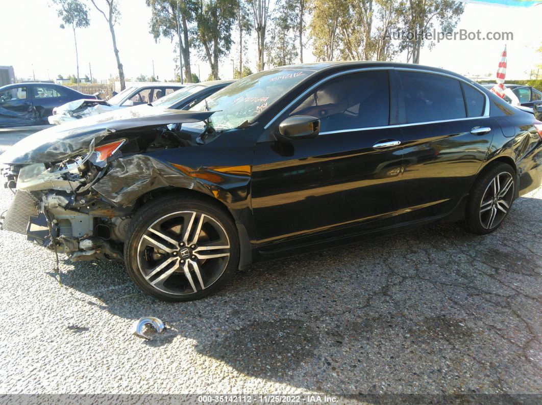 2017 Honda Accord Sedan Sport Black vin: 1HGCR2F52HA118978