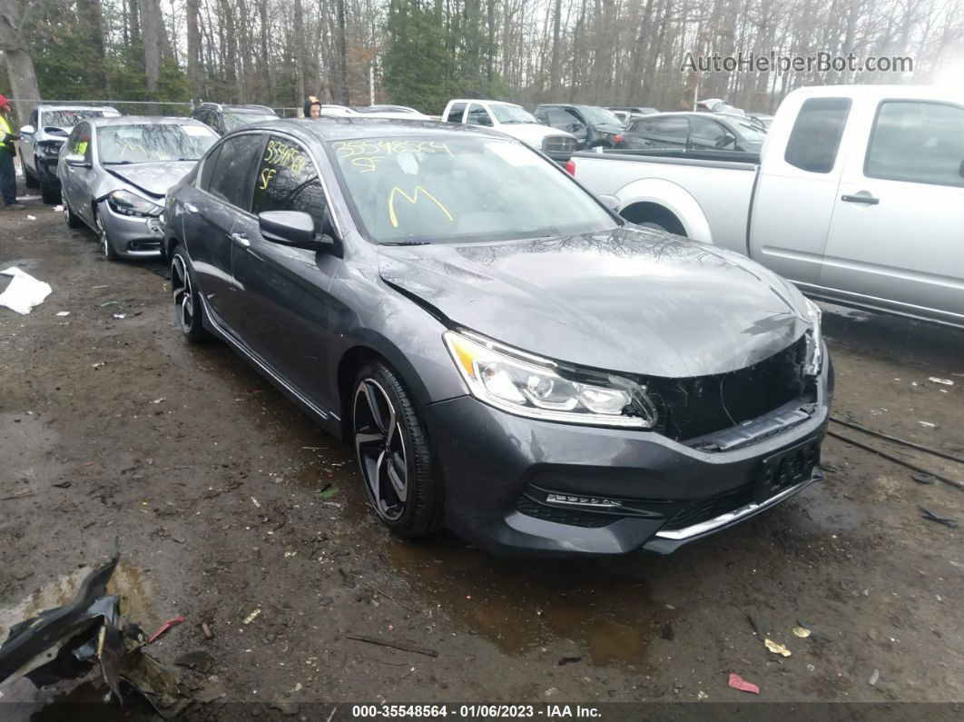 2017 Honda Accord Sport Gray vin: 1HGCR2F52HA176928