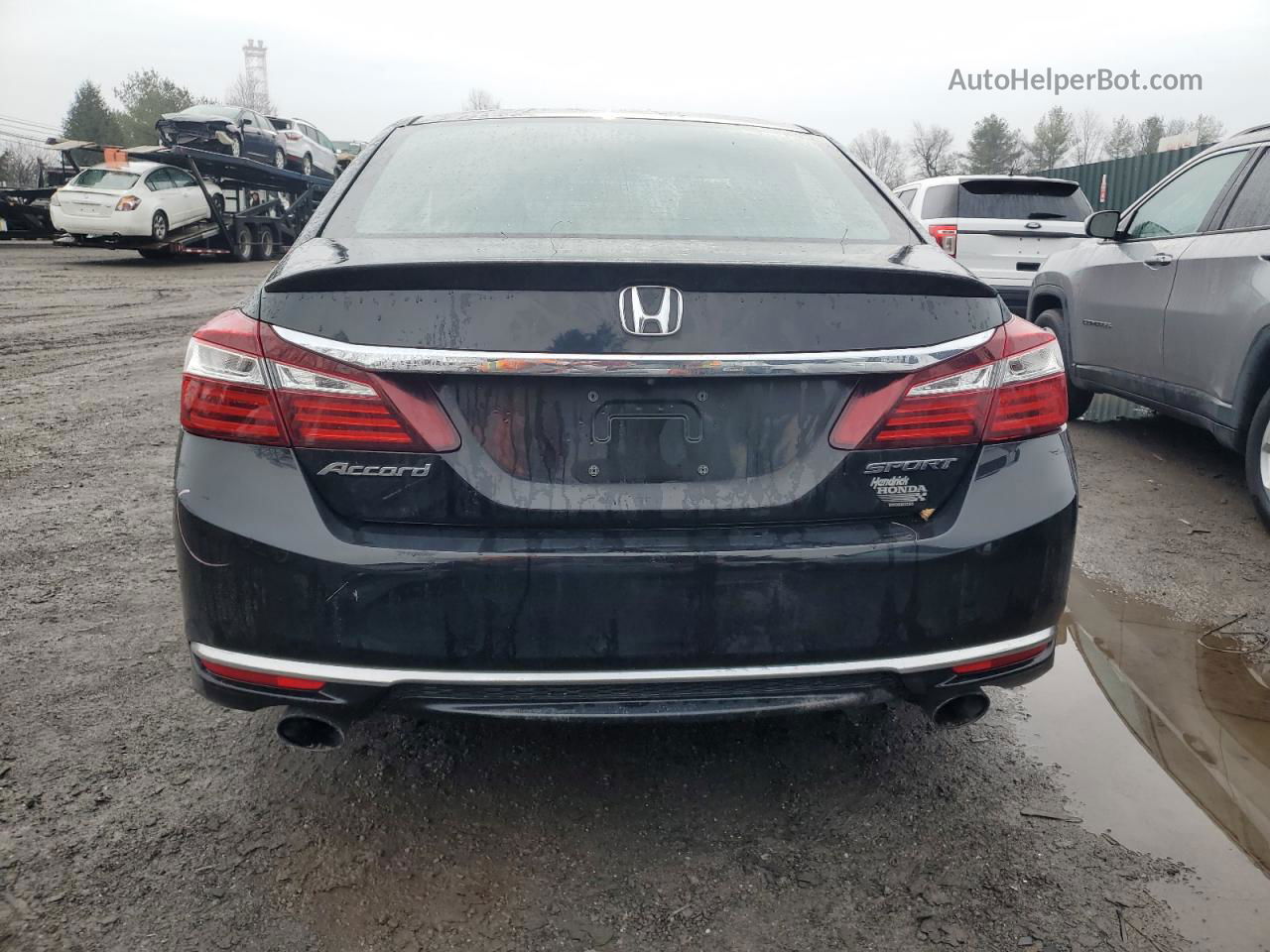 2017 Honda Accord Sport Black vin: 1HGCR2F52HA201374