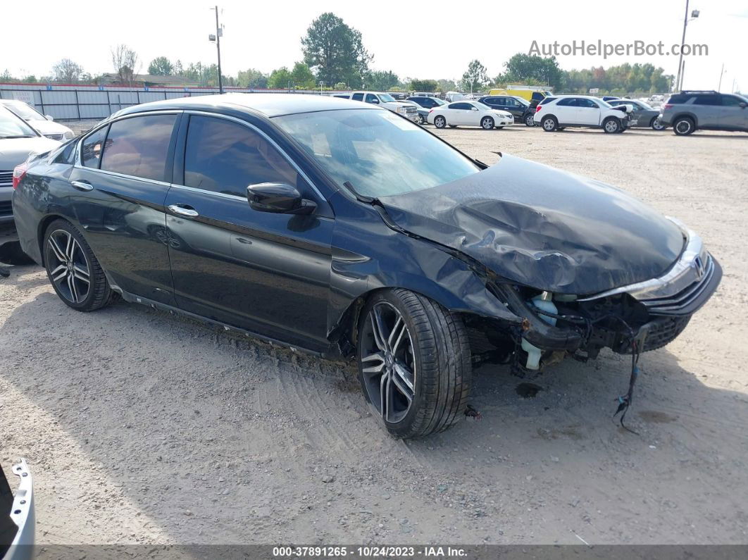 2017 Honda Accord Sport Black vin: 1HGCR2F52HA201939