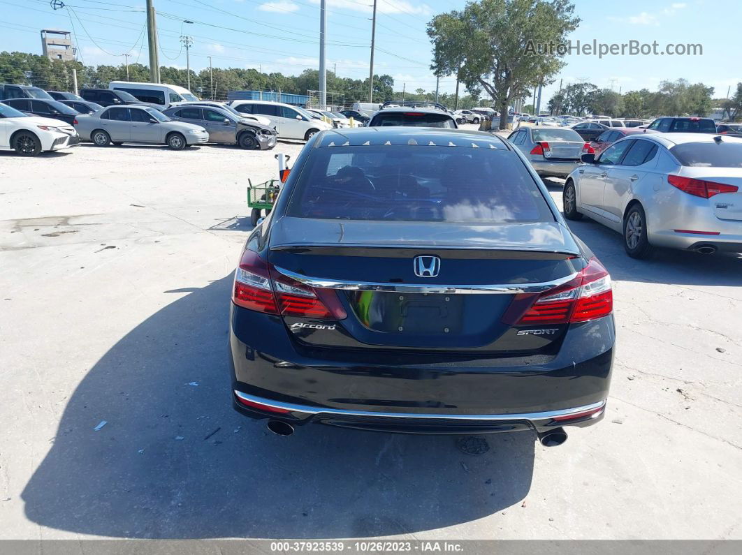 2017 Honda Accord Sedan Sport Black vin: 1HGCR2F52HA259503