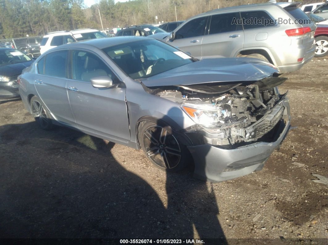 2017 Honda Accord Sedan Sport Silver vin: 1HGCR2F52HA277595