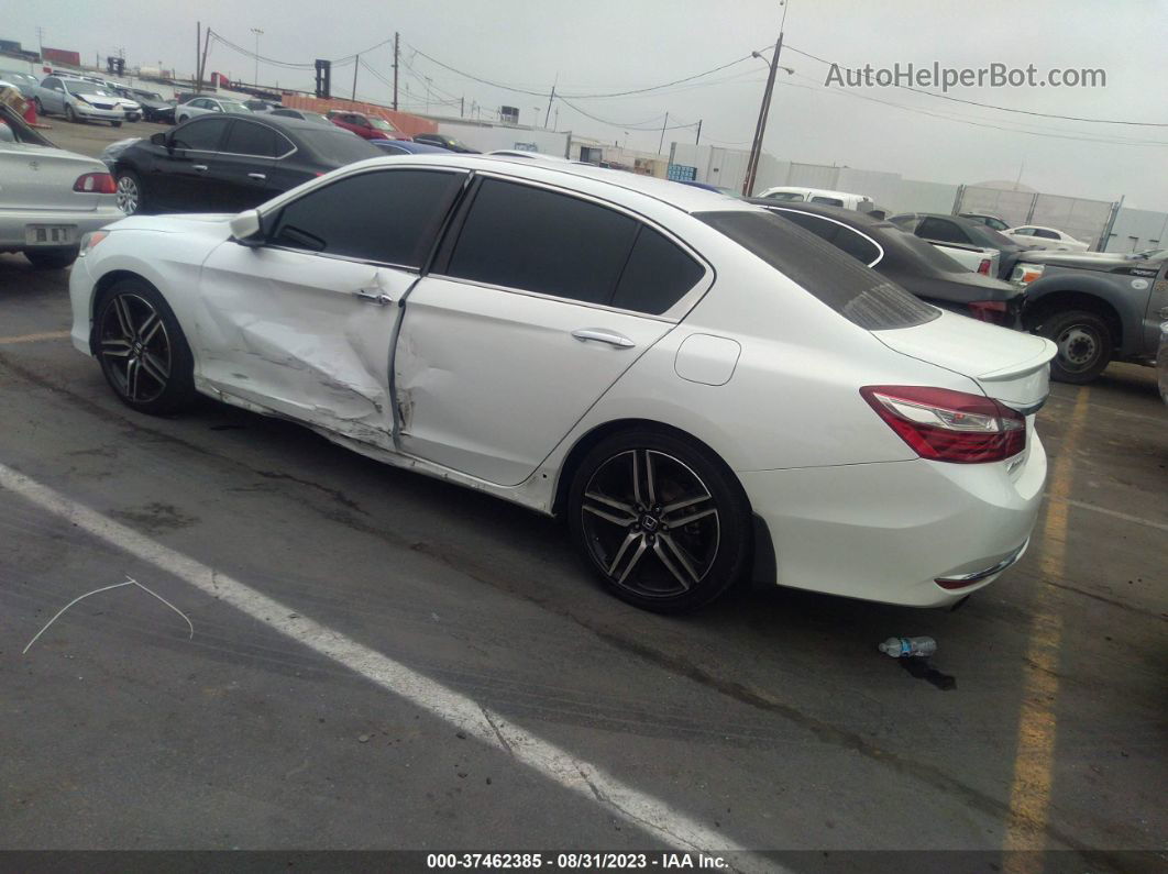 2017 Honda Accord Sedan Sport White vin: 1HGCR2F52HA292436