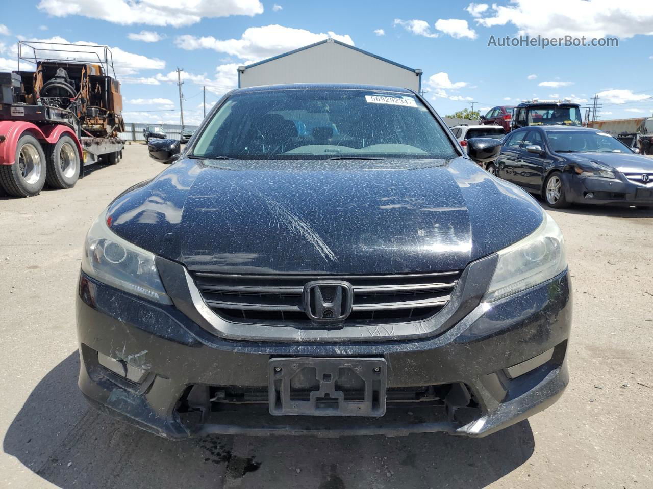 2014 Honda Accord Sport Black vin: 1HGCR2F53EA021204