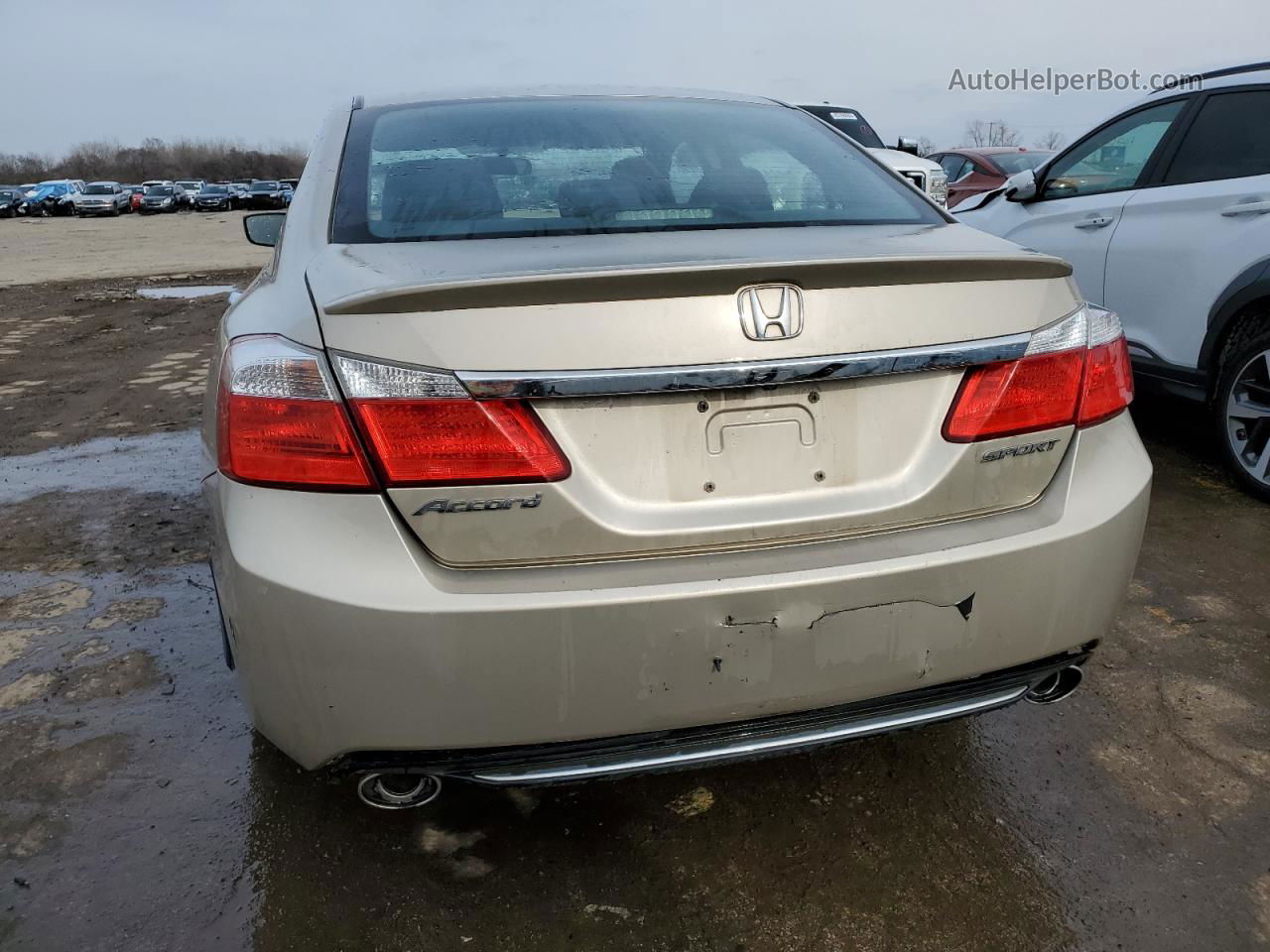 2014 Honda Accord Sport Tan vin: 1HGCR2F53EA024751