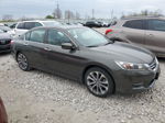 2014 Honda Accord Sport Gray vin: 1HGCR2F53EA051156