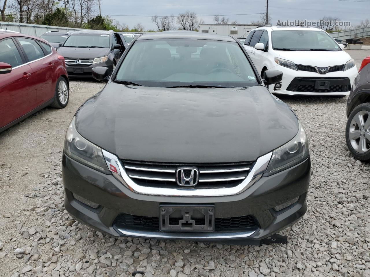 2014 Honda Accord Sport Серый vin: 1HGCR2F53EA051156