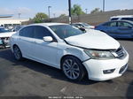 2014 Honda Accord Sport White vin: 1HGCR2F53EA070628