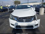 2014 Honda Accord Sport White vin: 1HGCR2F53EA070628