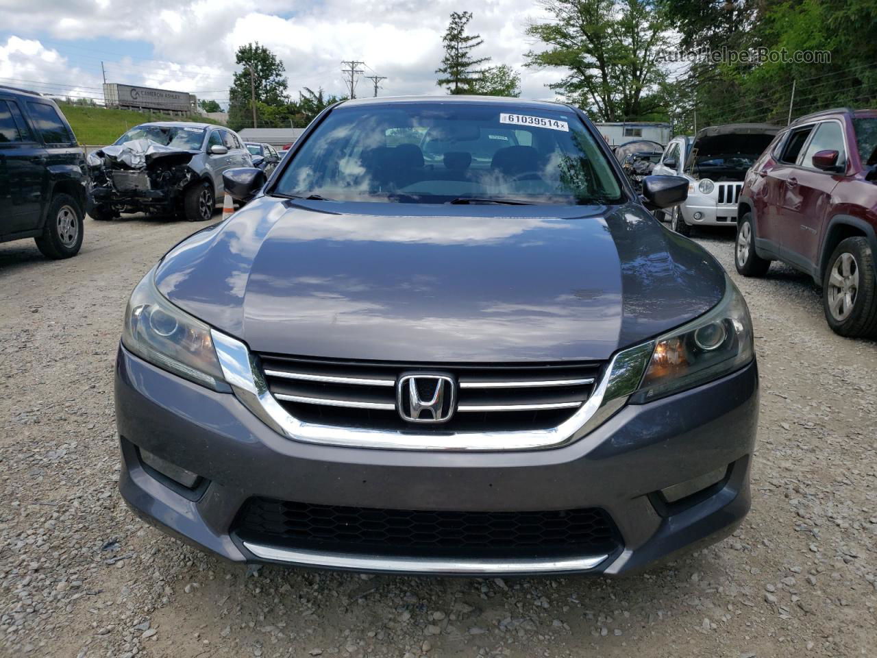 2014 Honda Accord Sport Gray vin: 1HGCR2F53EA089342