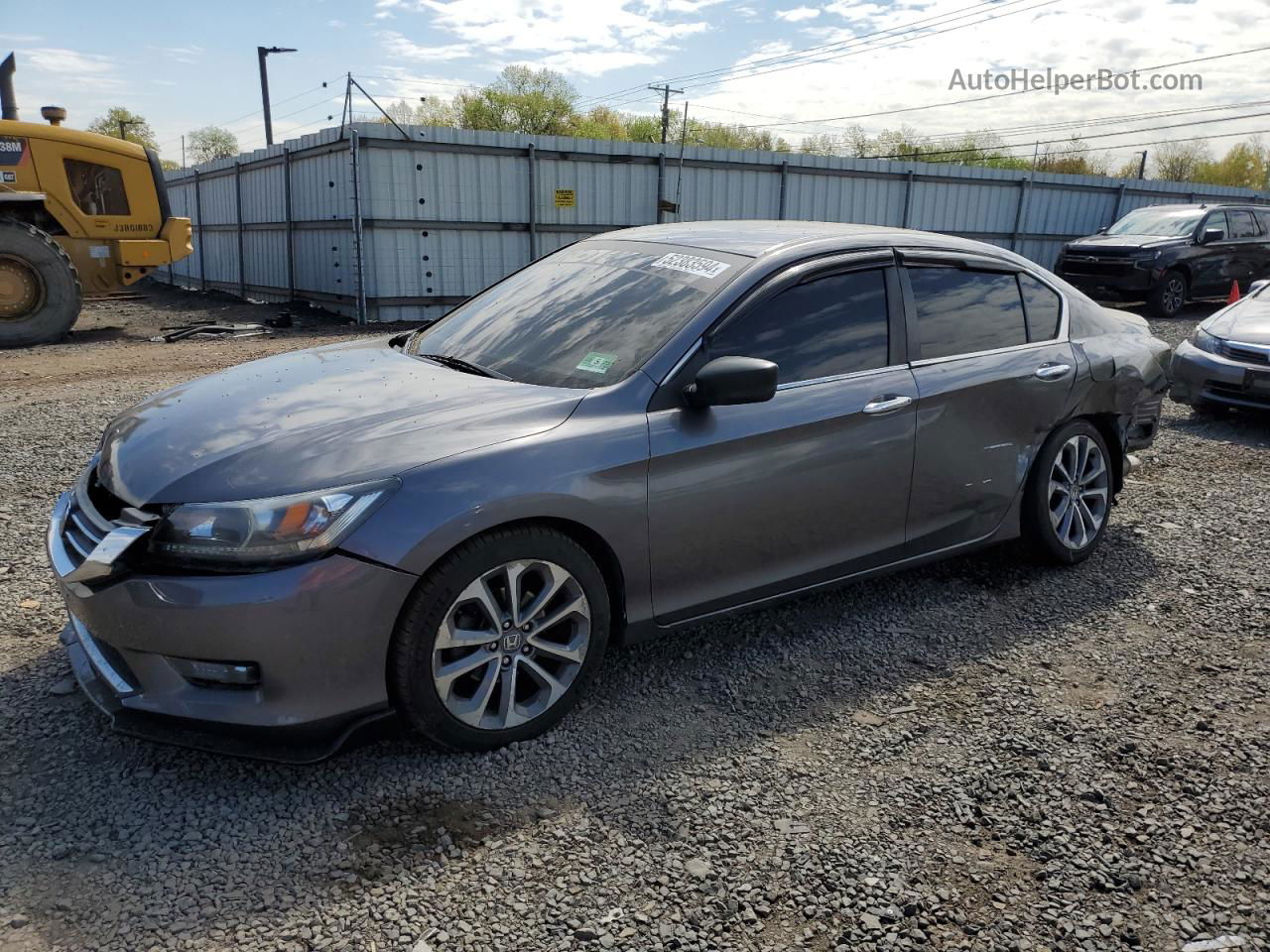 2014 Honda Accord Sport Gray vin: 1HGCR2F53EA203811