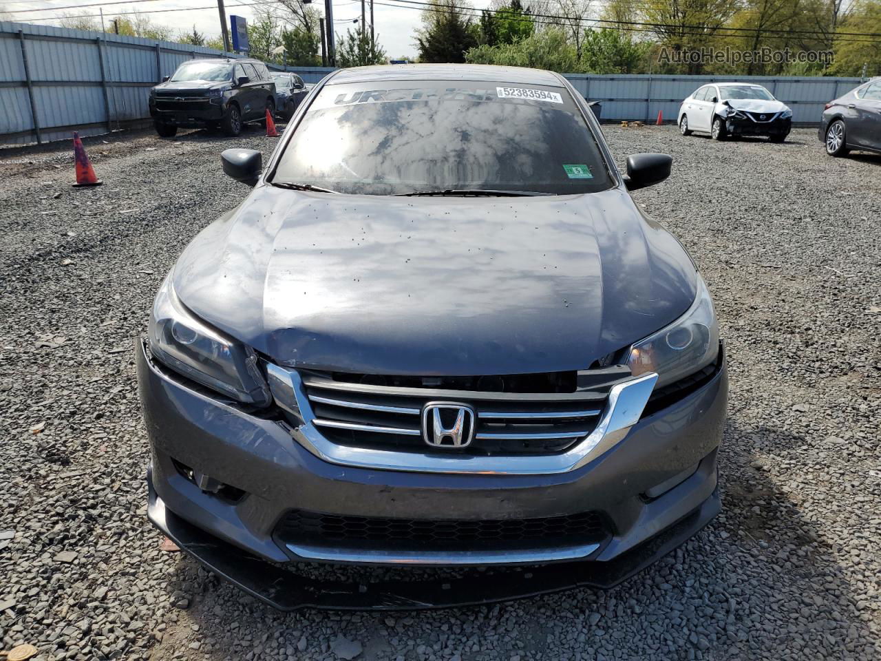 2014 Honda Accord Sport Gray vin: 1HGCR2F53EA203811